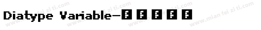 Diatype Variable字体转换